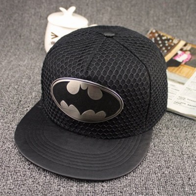 Batman Hip Hop Unisex Kids Baseball Peaked Cap - BLACK